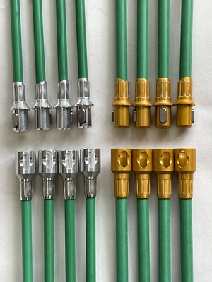 3803G Commercial 3/8" x 3' Envy™️ ButtonLok Green Dryer Vent Rods